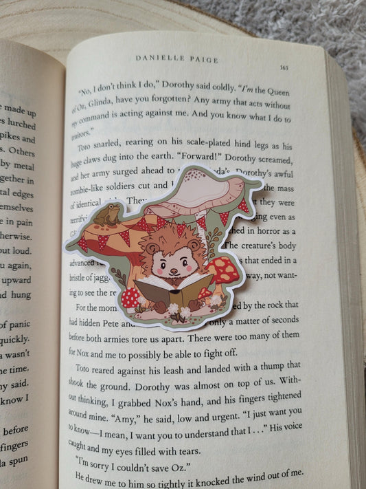 Owen reading sticker