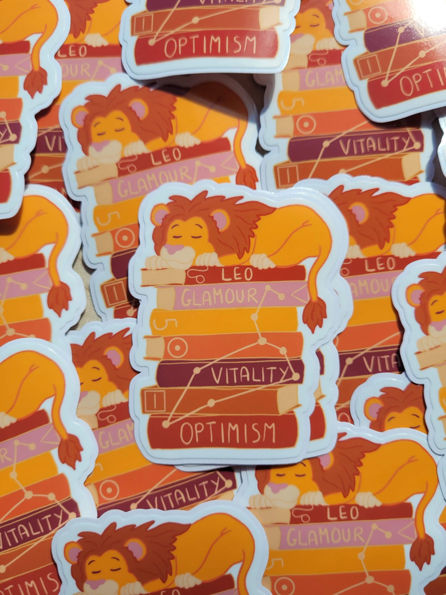 Leo Bookstack sticker