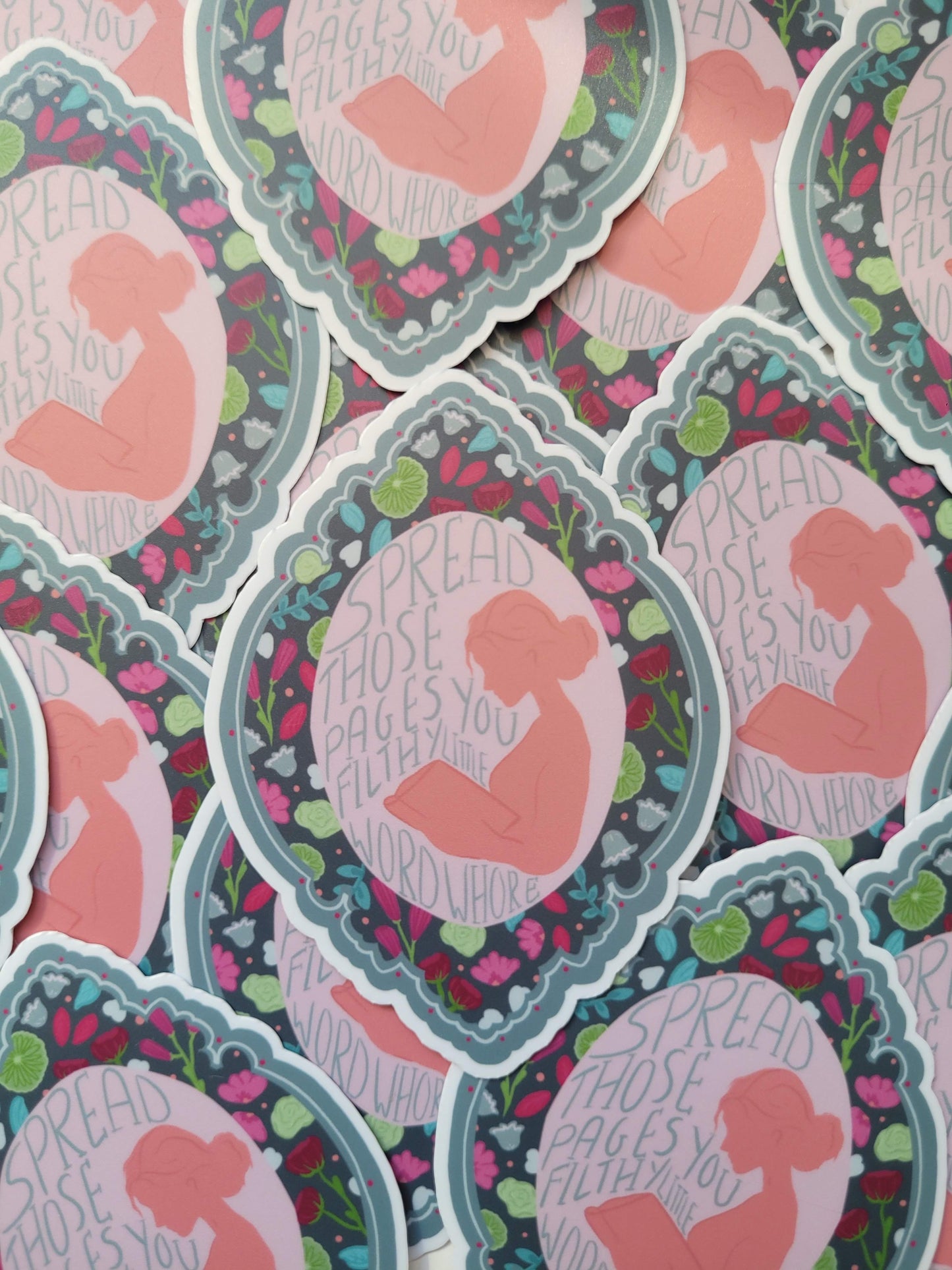 Spread those pages sticker