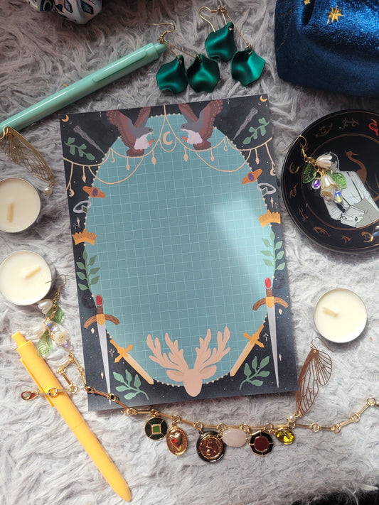 Fantasy lovers a5 memo pad/ notepad
