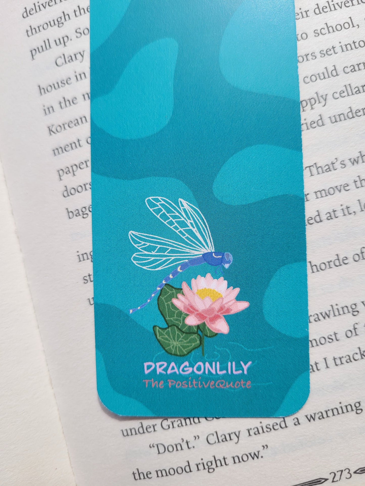 Dragonlily bookmark