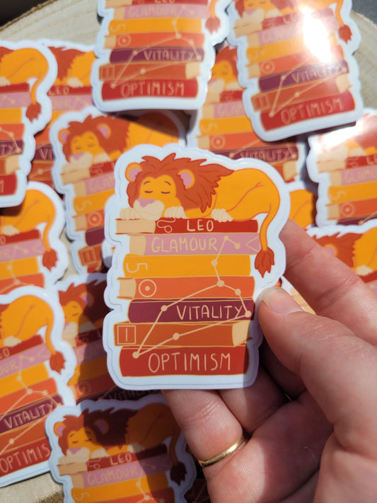 Leo Bookstack sticker