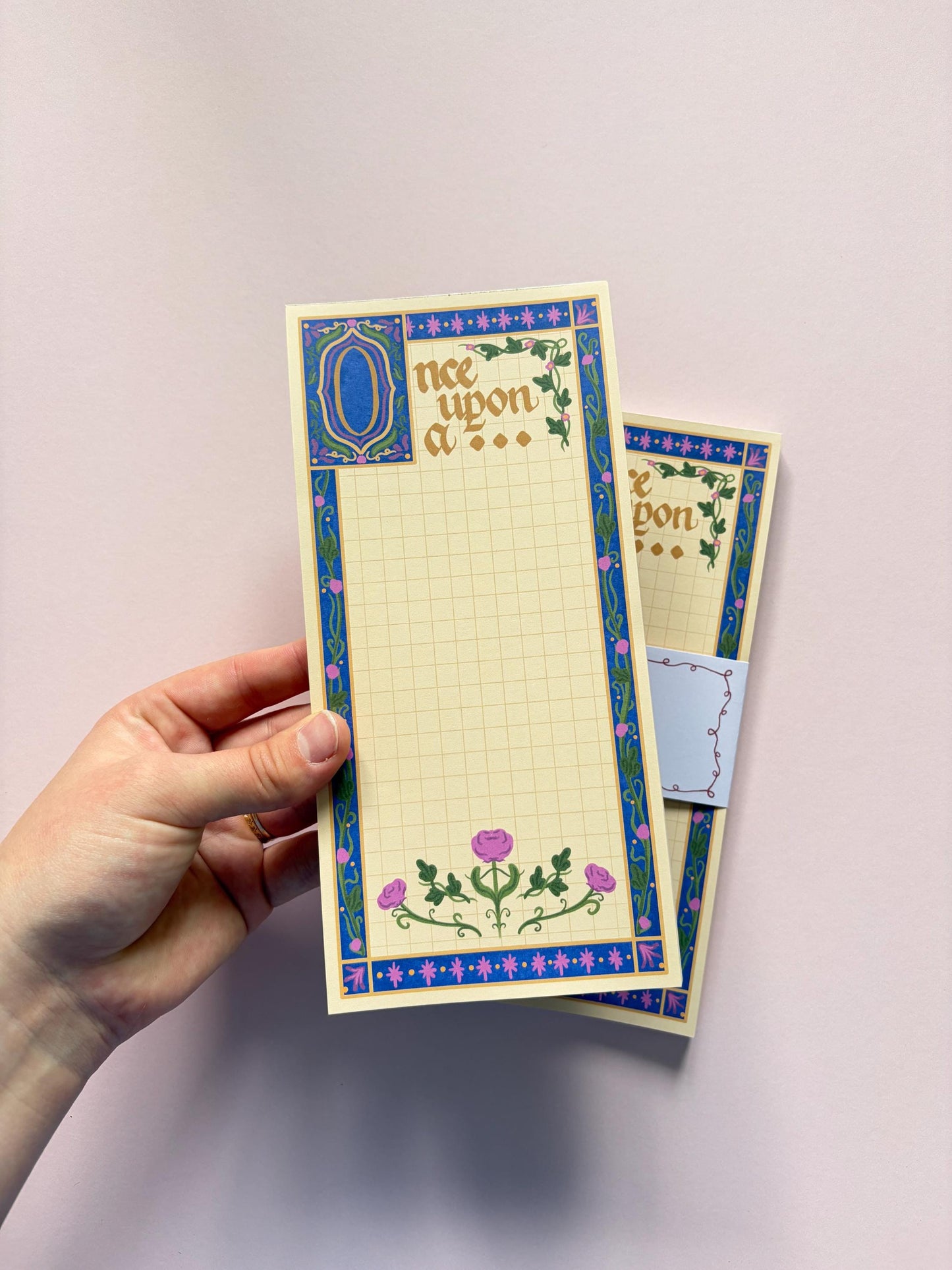 Fairytale Fantasy Notepad | Medieval Inspired Tear-Off Memo Pad | Cute Bookish Desk Stationery