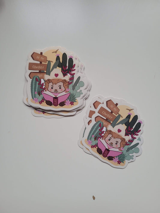 In my cowboy era waterproof vinyl decor sticker