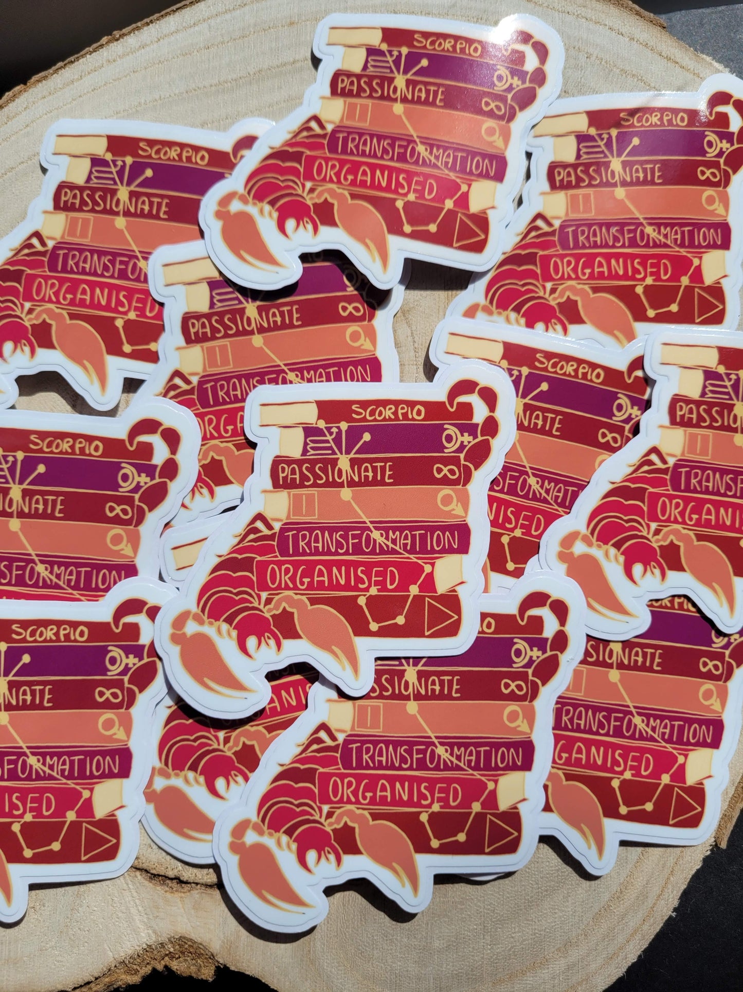 Scorpio Bookstack Sticker
