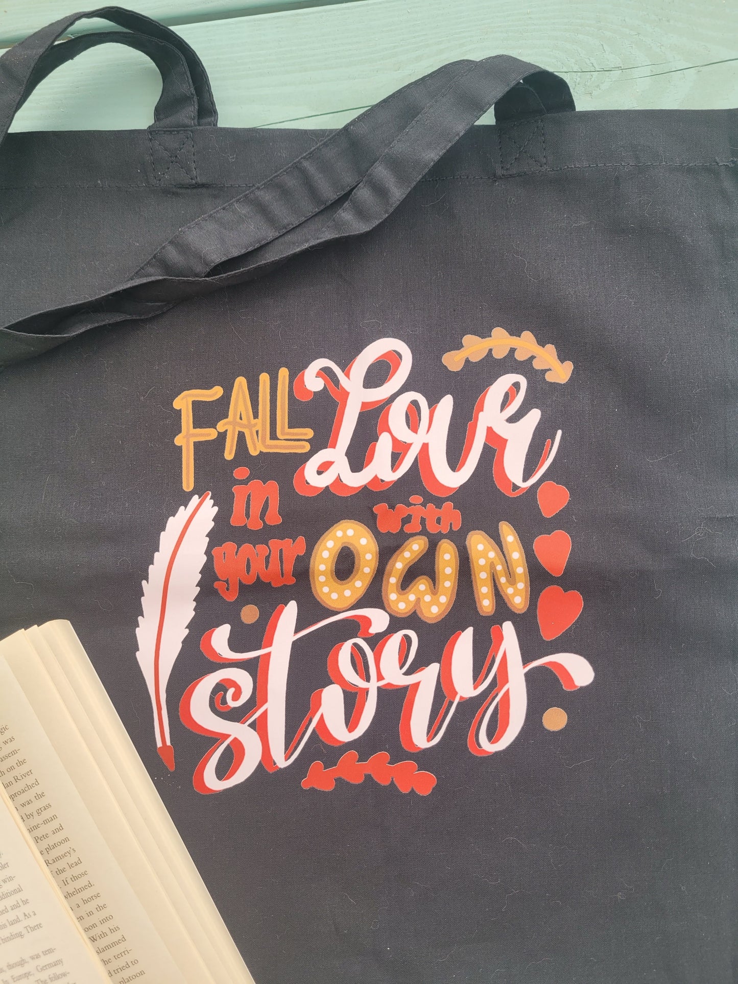 Fall in Love tote bag