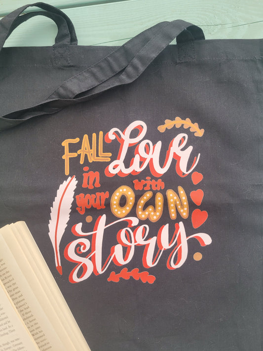 Fall in Love tote bag