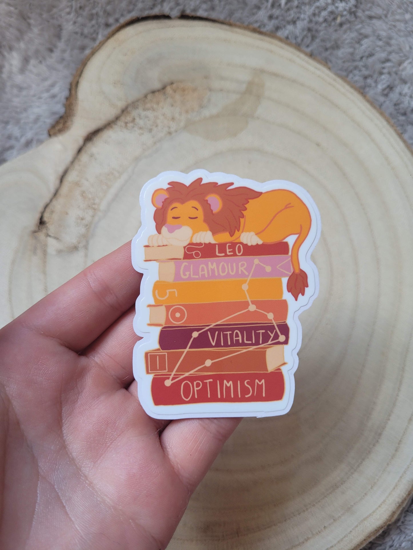 Leo Bookstack sticker