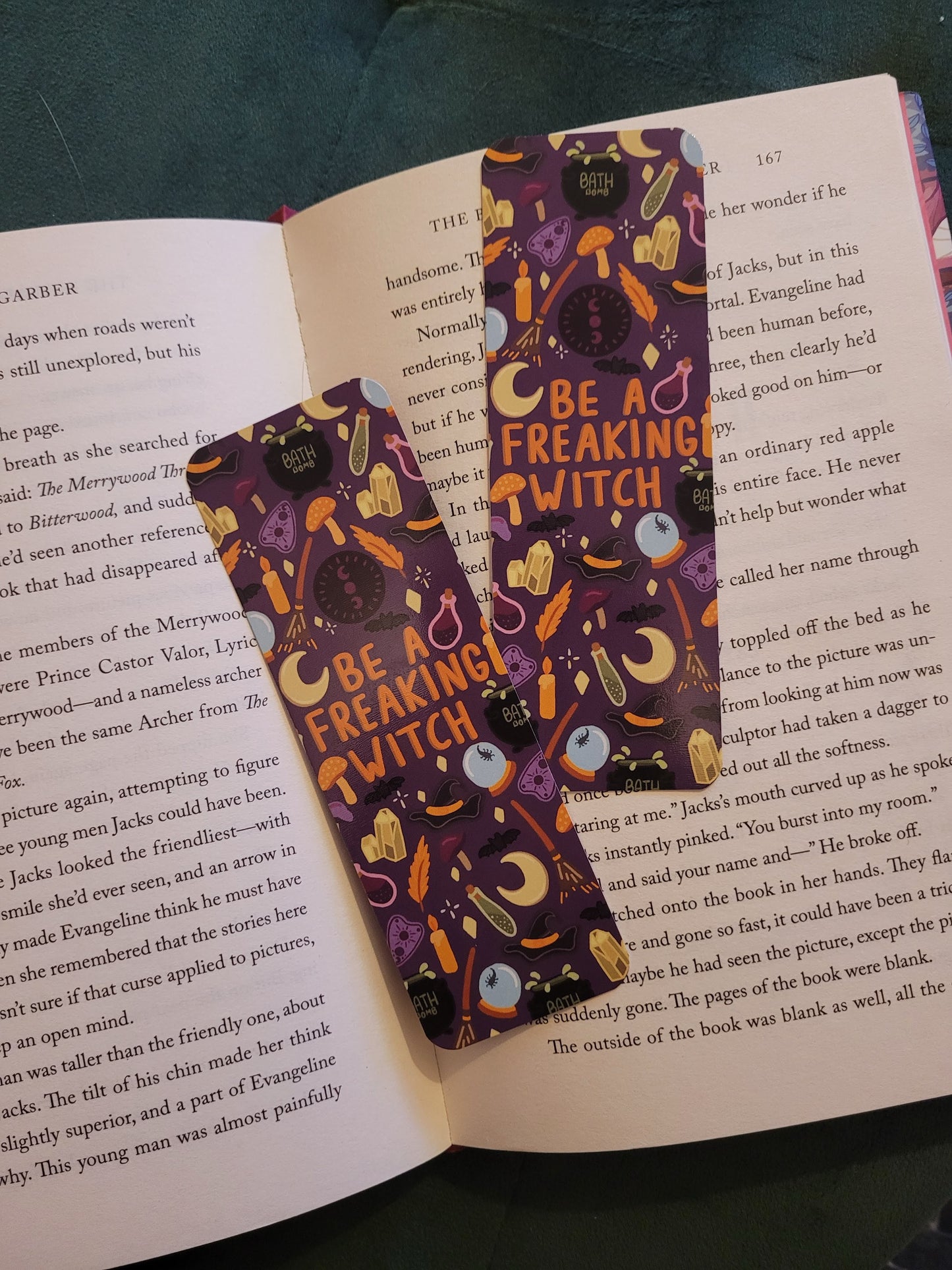 Be a freaking witch bookmark