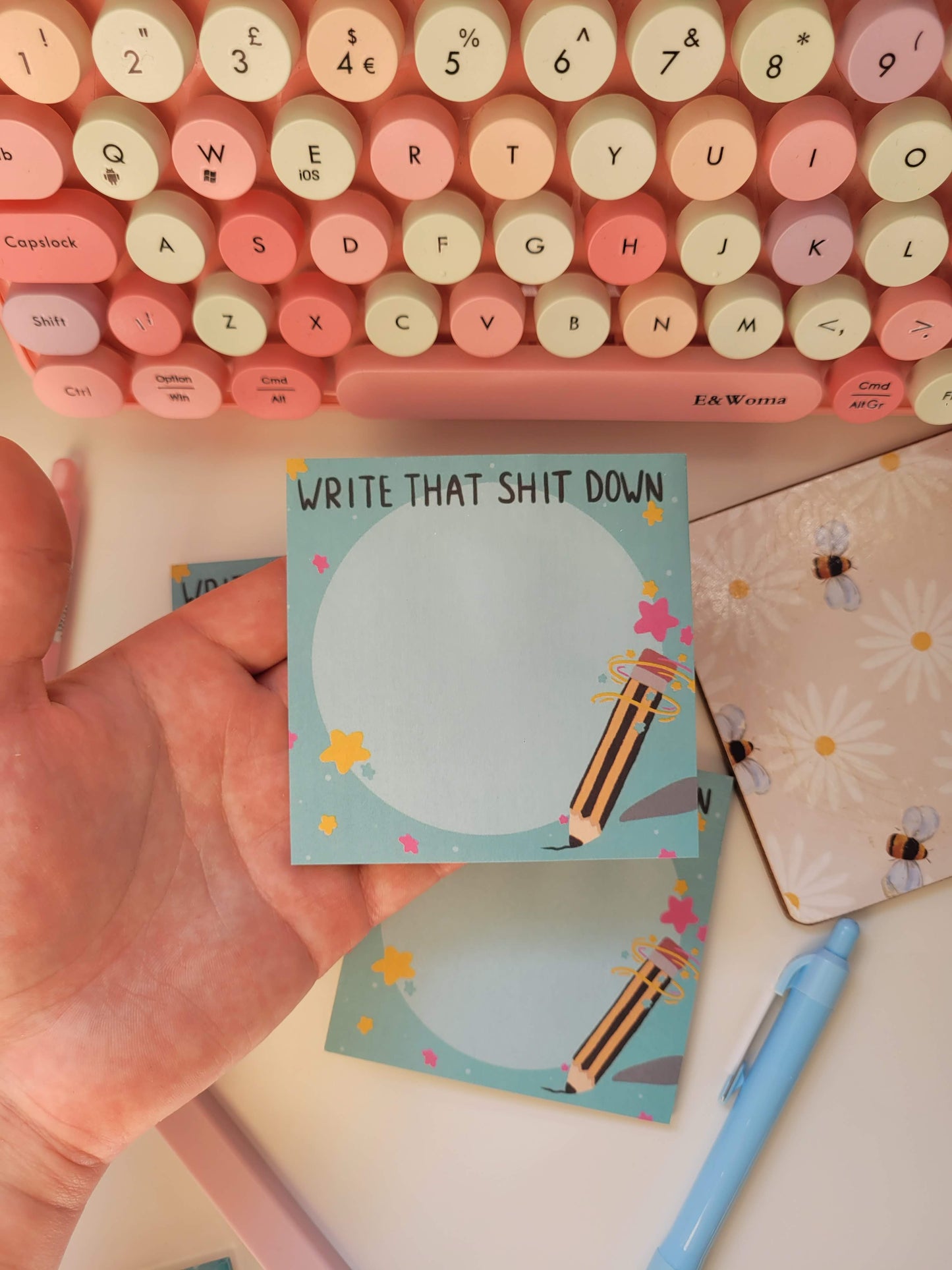 Write that sh*t down sticky note pad