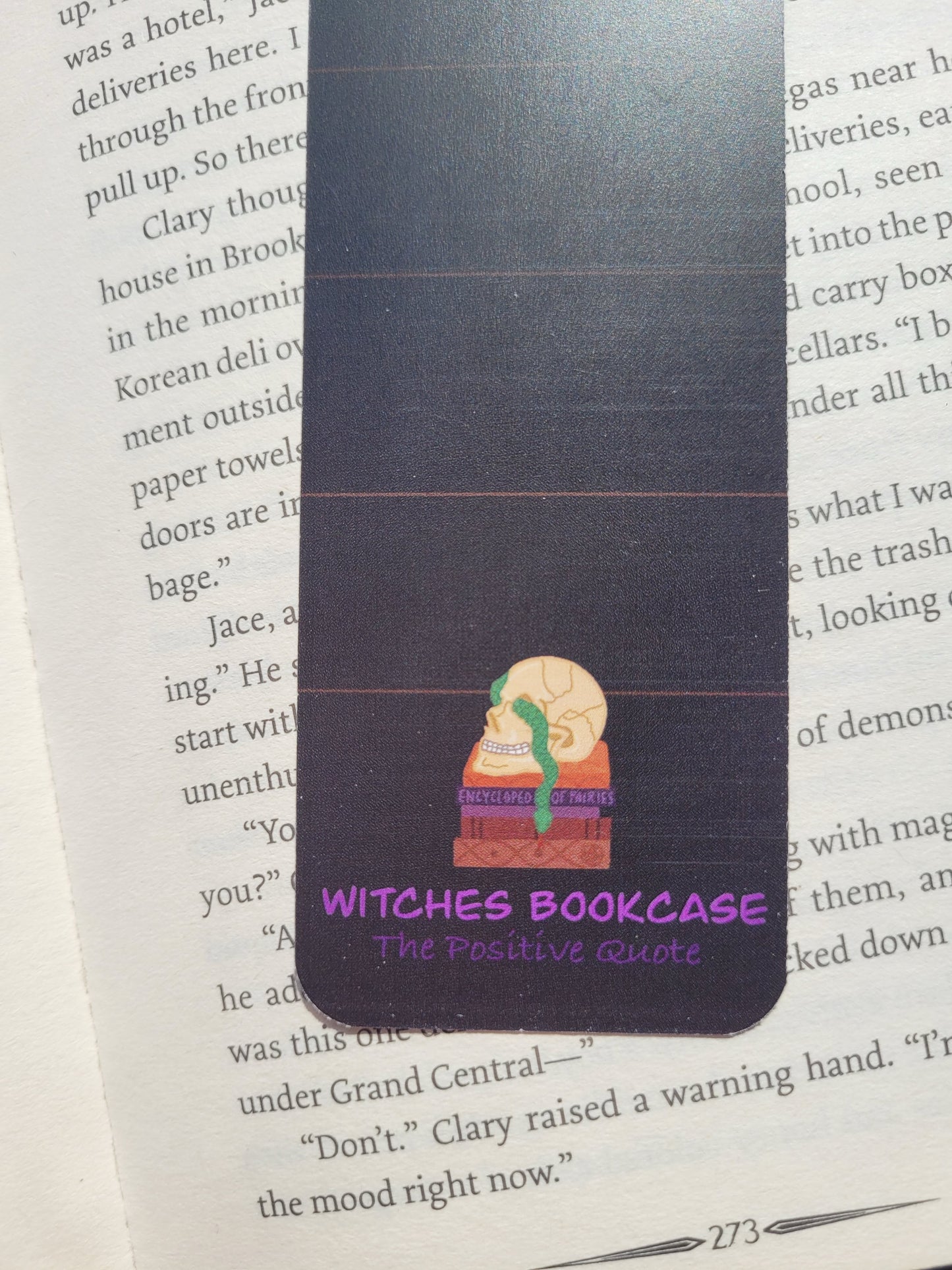 Witchy bookshelf Bookmark, magical library bookmark, fantasy witch bookish gift