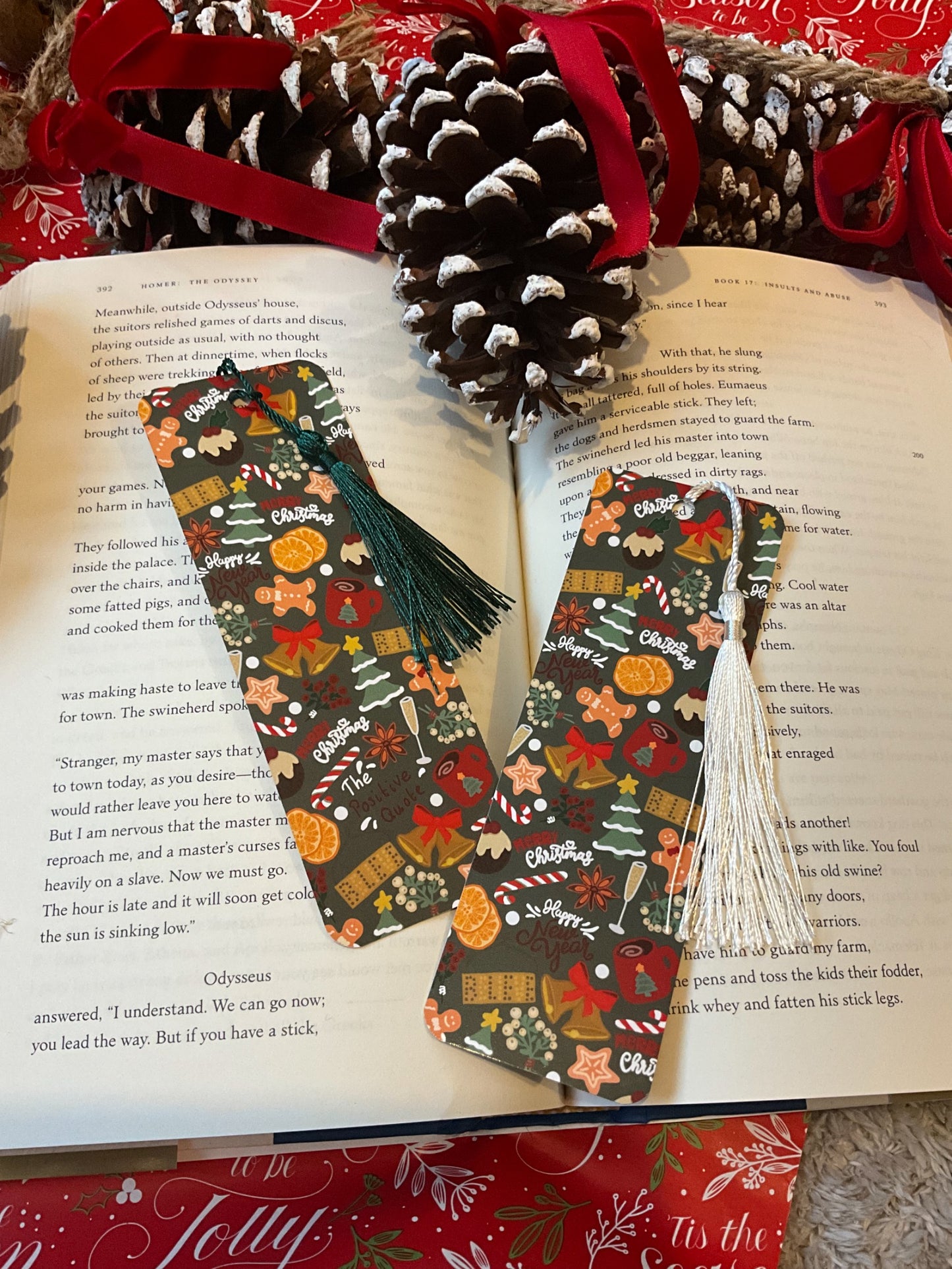 Christmas bookmarks