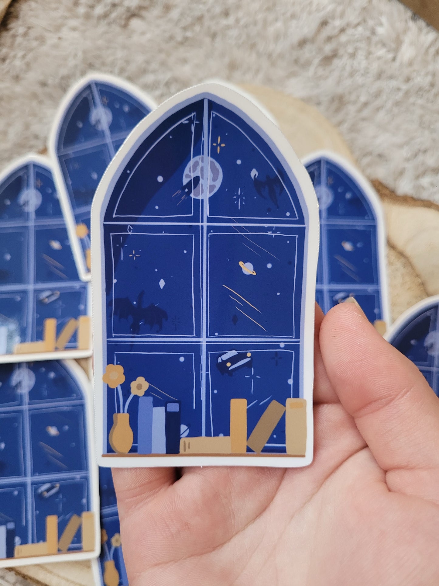 Fantasy starry Window sticker