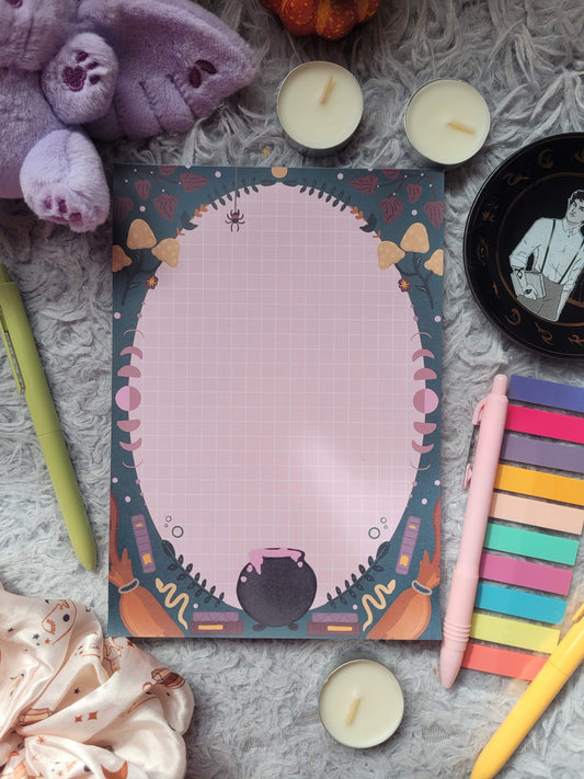 Witches in training A5 notepad/memo pad