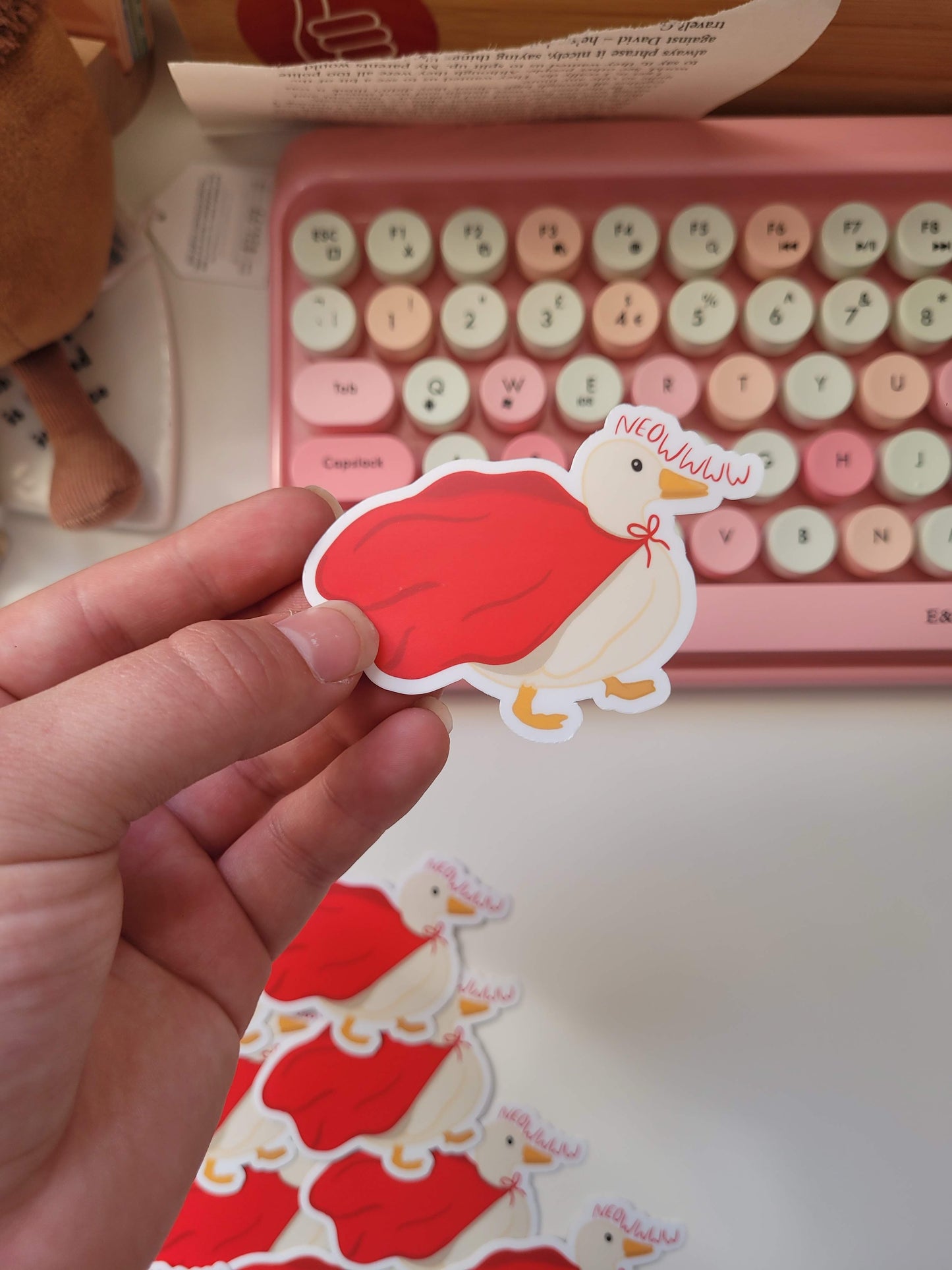 Super ducky sticker
