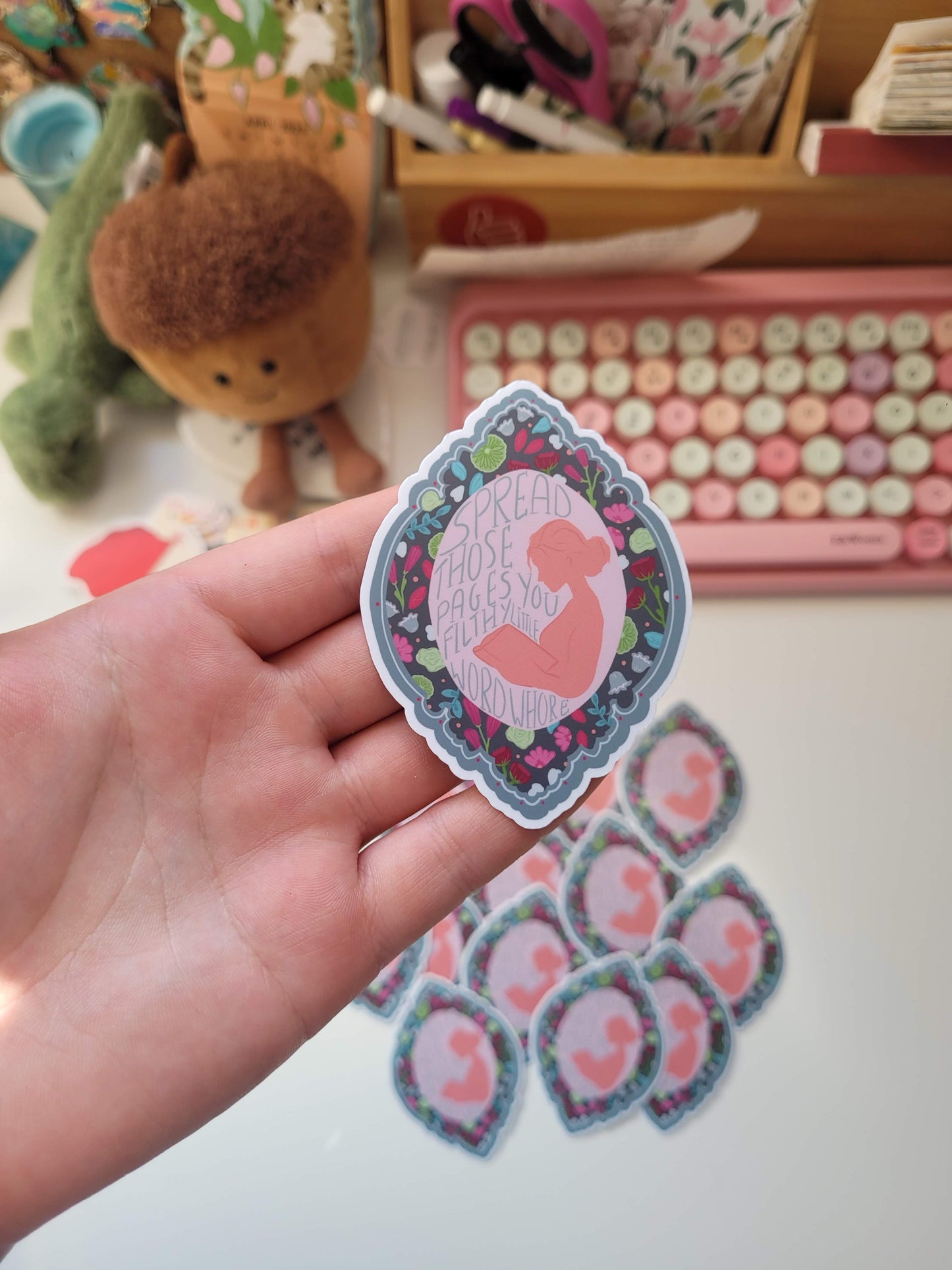 Spread those pages sticker