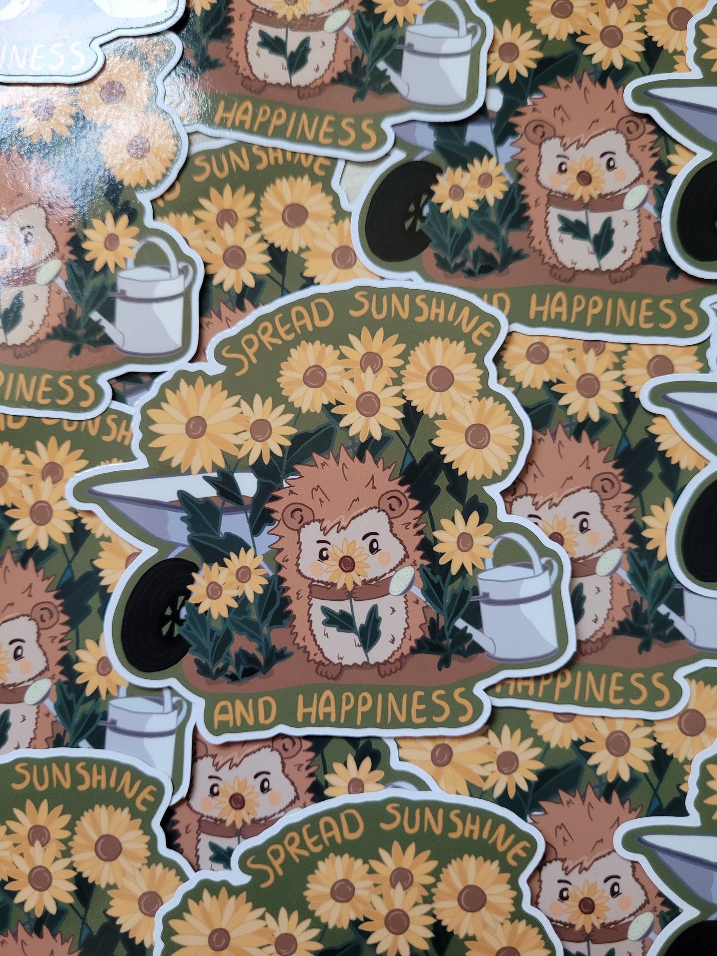 Spread Happiness sticker