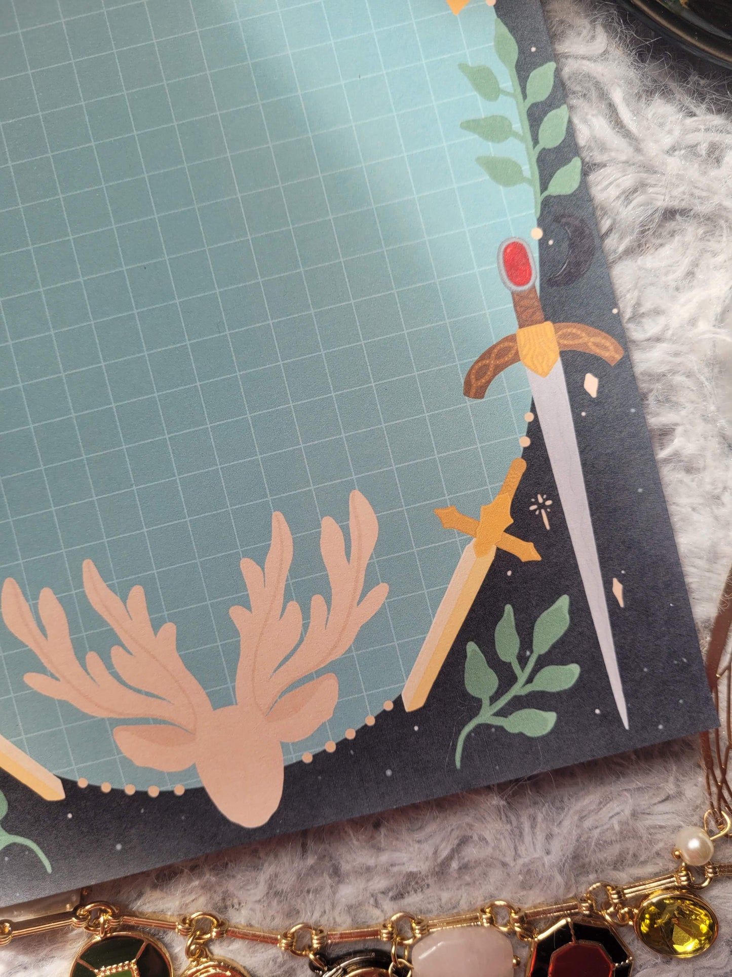 Fantasy lovers a5 memo pad/ notepad