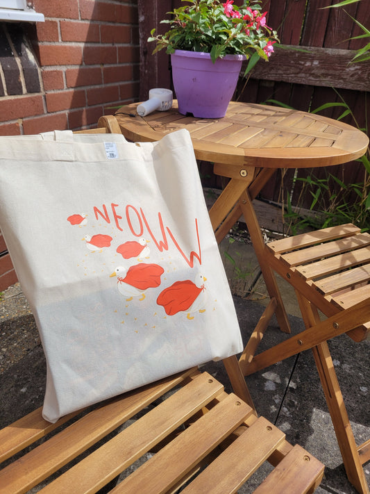 Super ducky tote bag