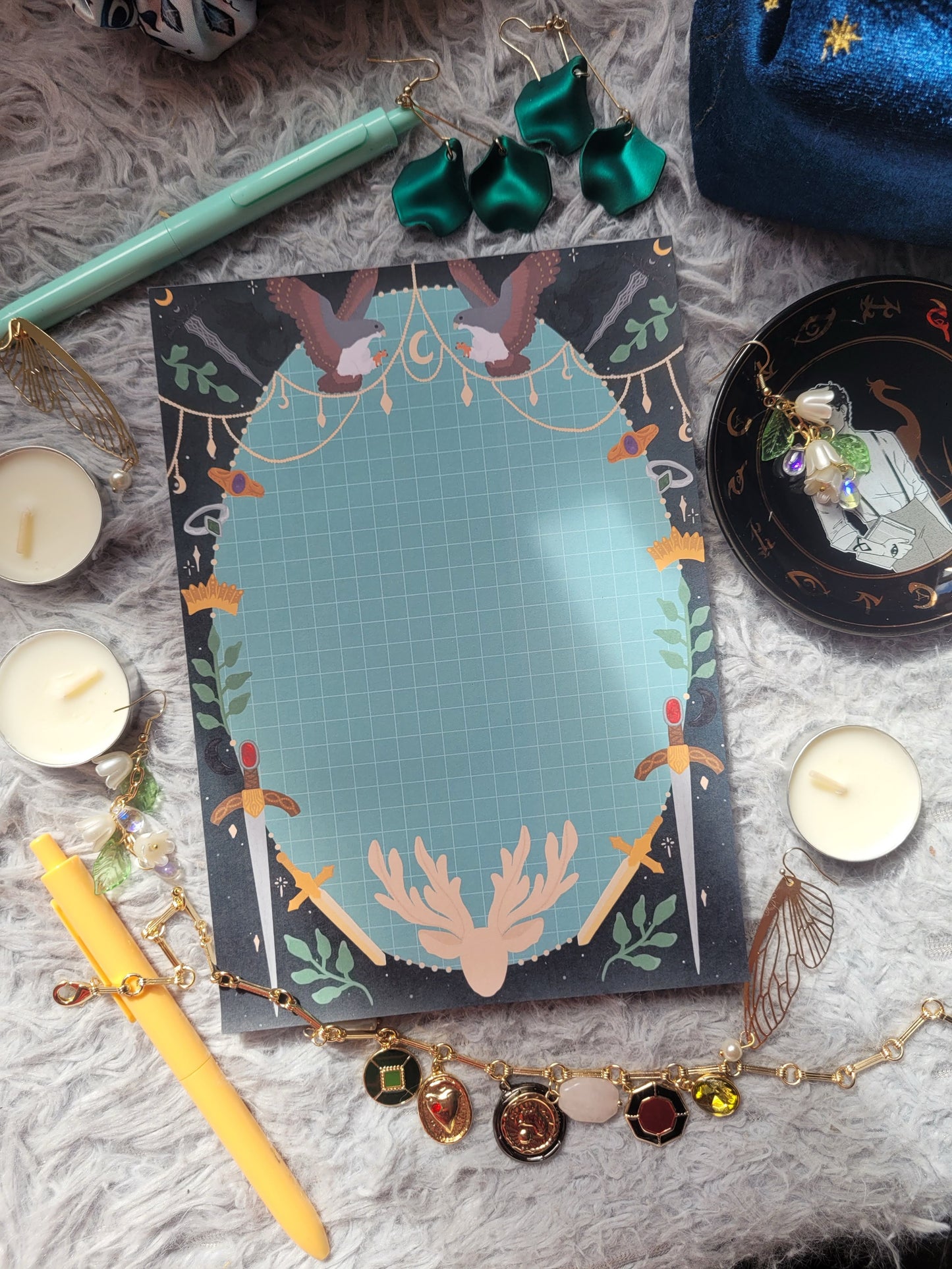 Fantasy lovers a5 memo pad/ notepad