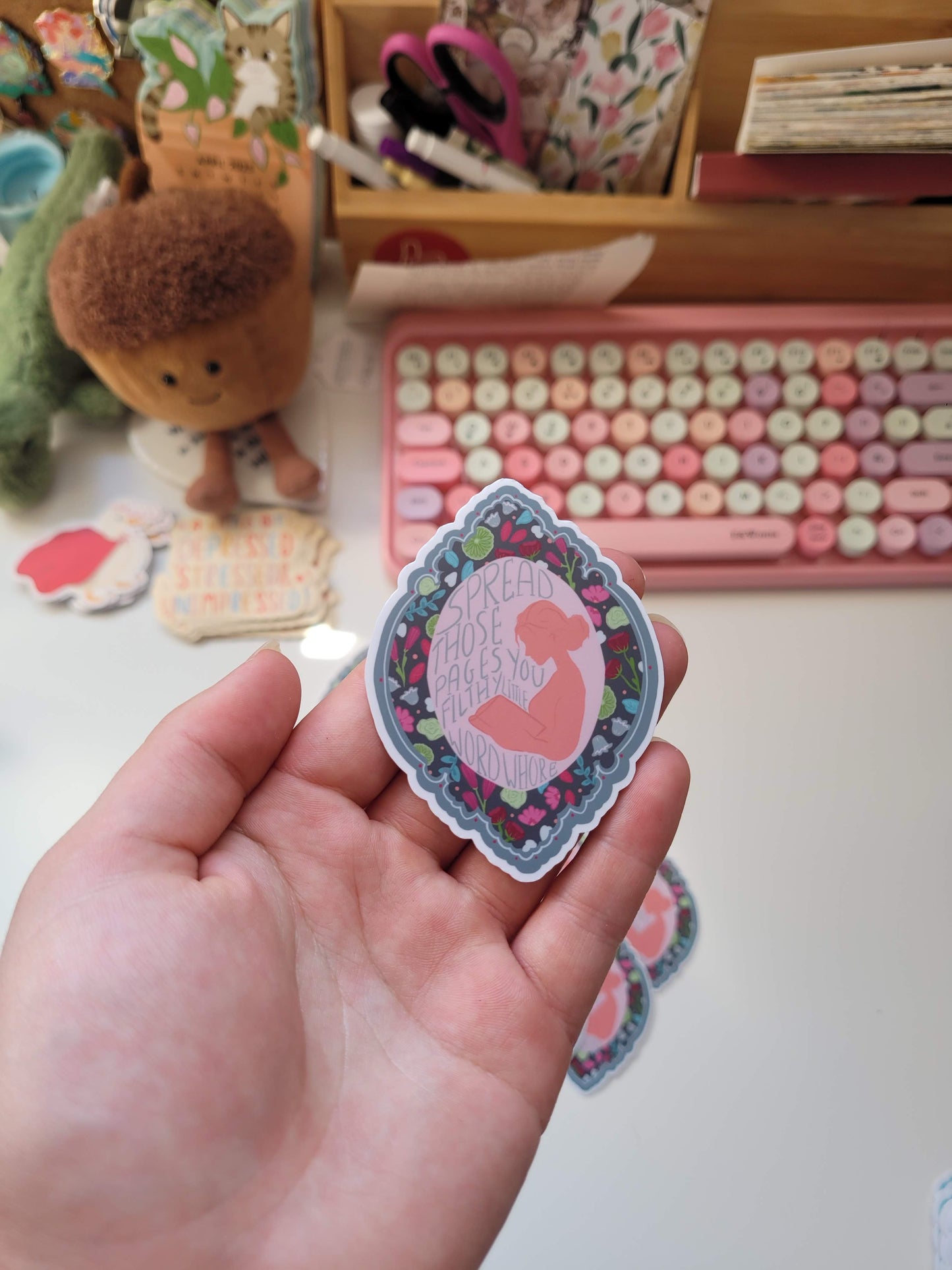 Spread those pages sticker
