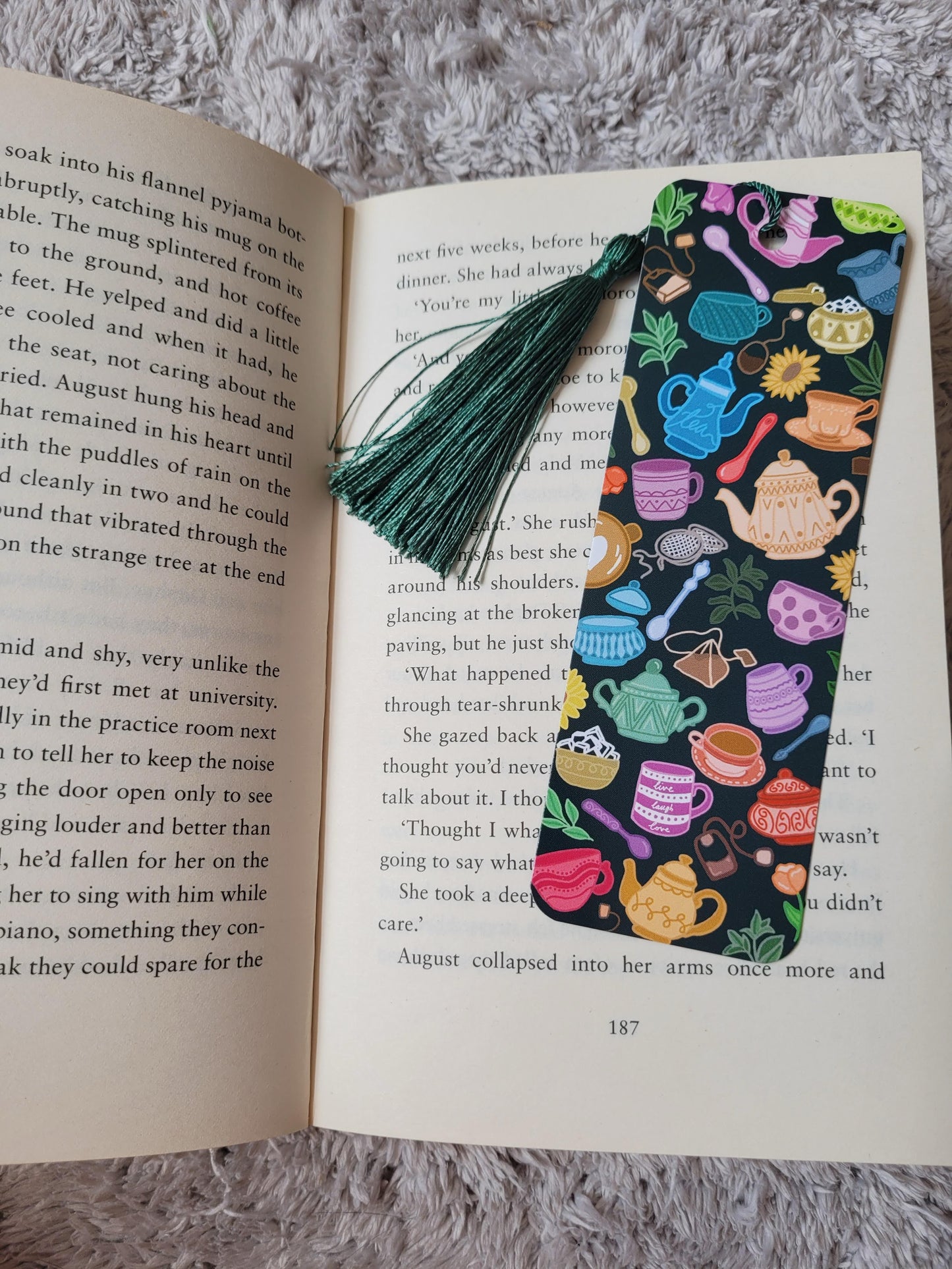 Cup of Positivitea bookmark