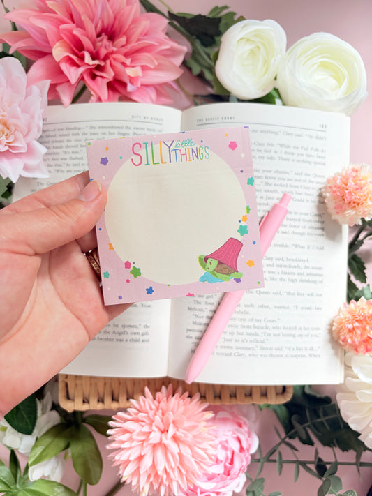 Silly little things sticky notes