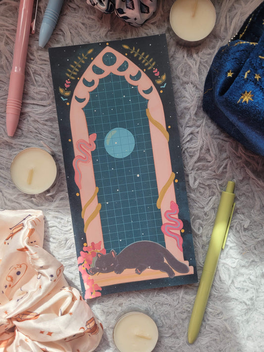 Bella’s moonlit view to do list/ memo pad