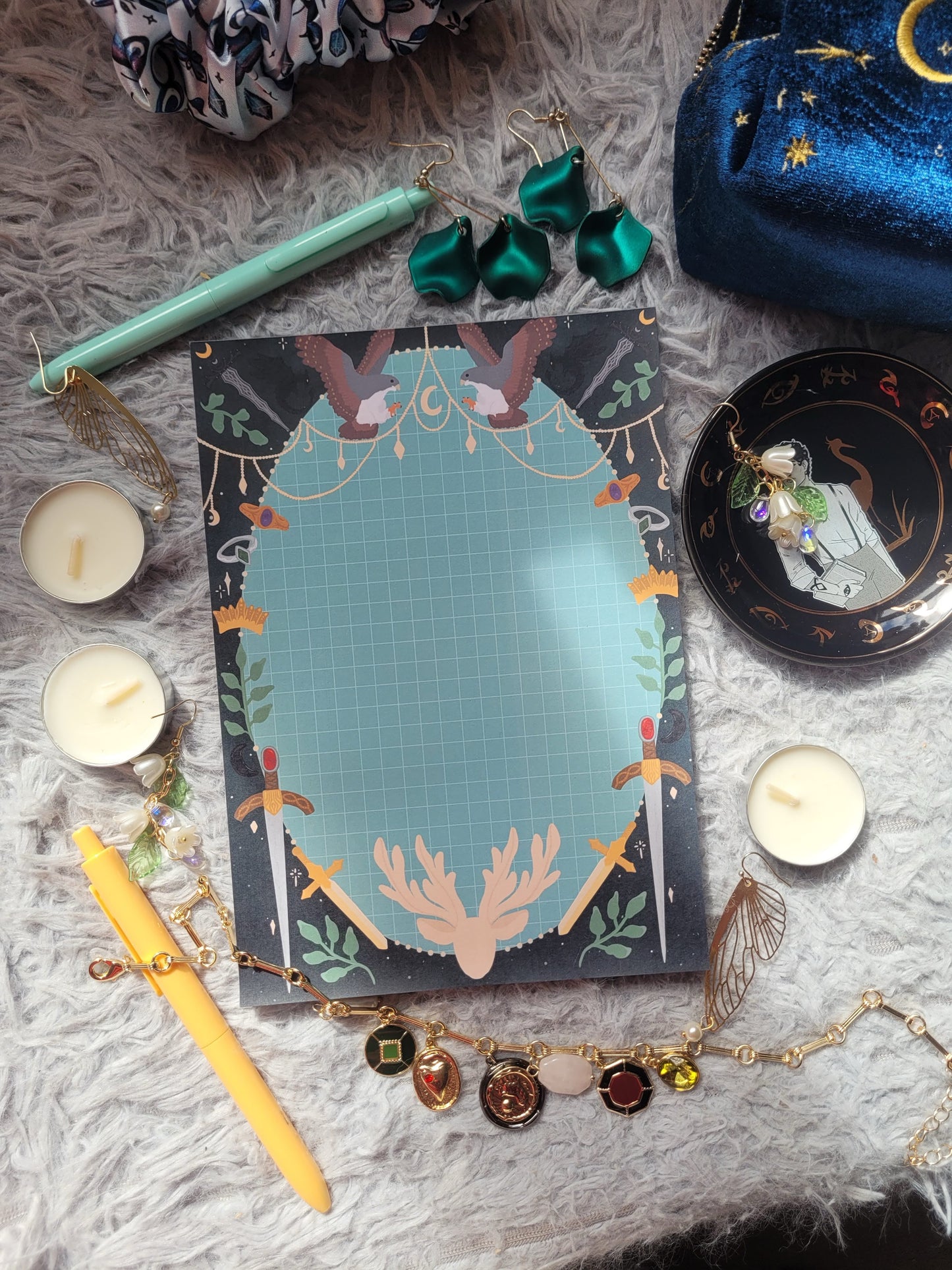 Fantasy lovers a5 memo pad/ notepad