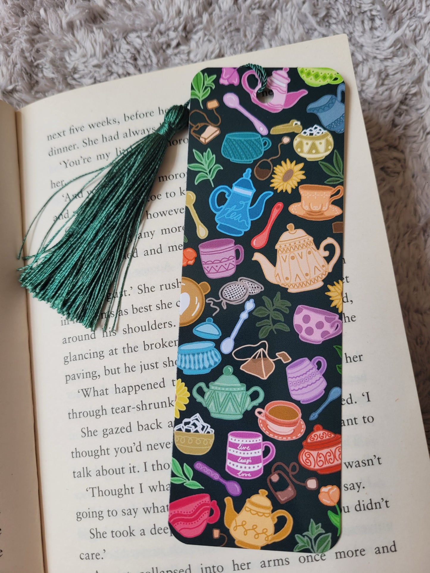 Cup of Positivitea bookmark