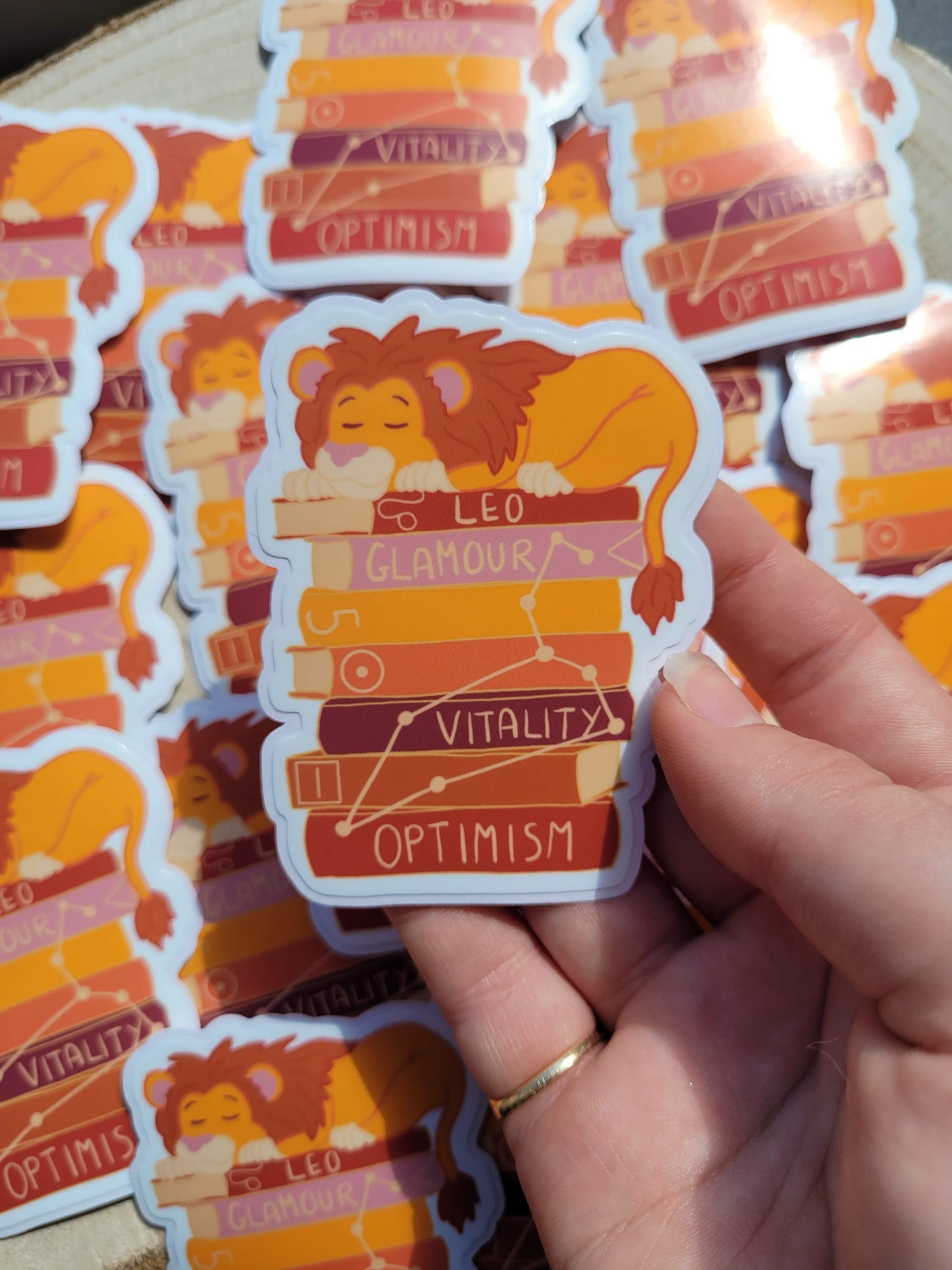 Leo Bookstack sticker