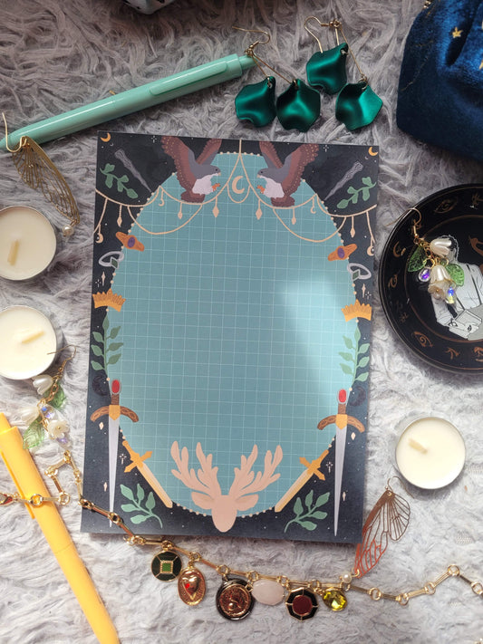 Fantasy lovers a5 memo pad/ notepad