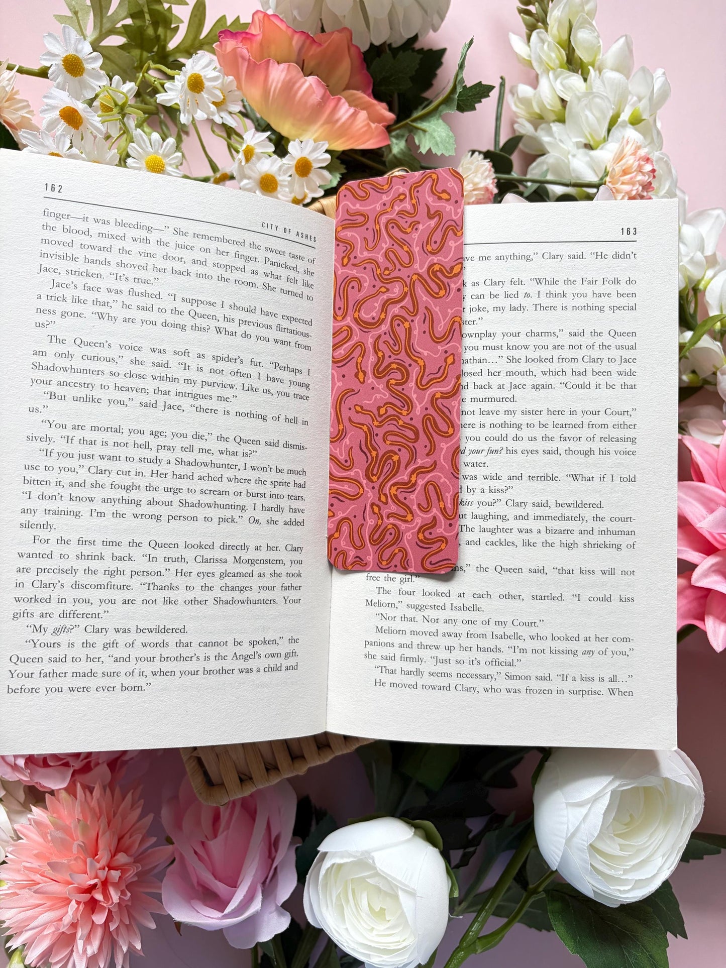 Whimsical Snake Bookmark | Fantasy Reader Bookmark | romantasy bookish gift | celestial snake bookmark