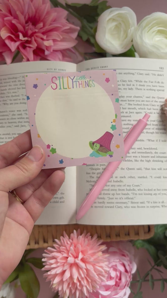 Silly little things sticky notes